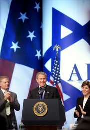 Bush taler for AIPAC